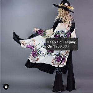 Girl On A Vine Duster/Kimono